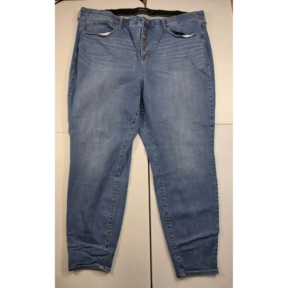 Torrid Sky High Skinny High Rise Ankle Womens 26R Pants Stretch